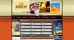 Desktop Screenshot of cajunior.cz