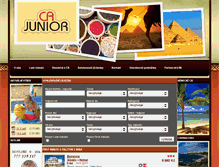 Tablet Screenshot of cajunior.cz